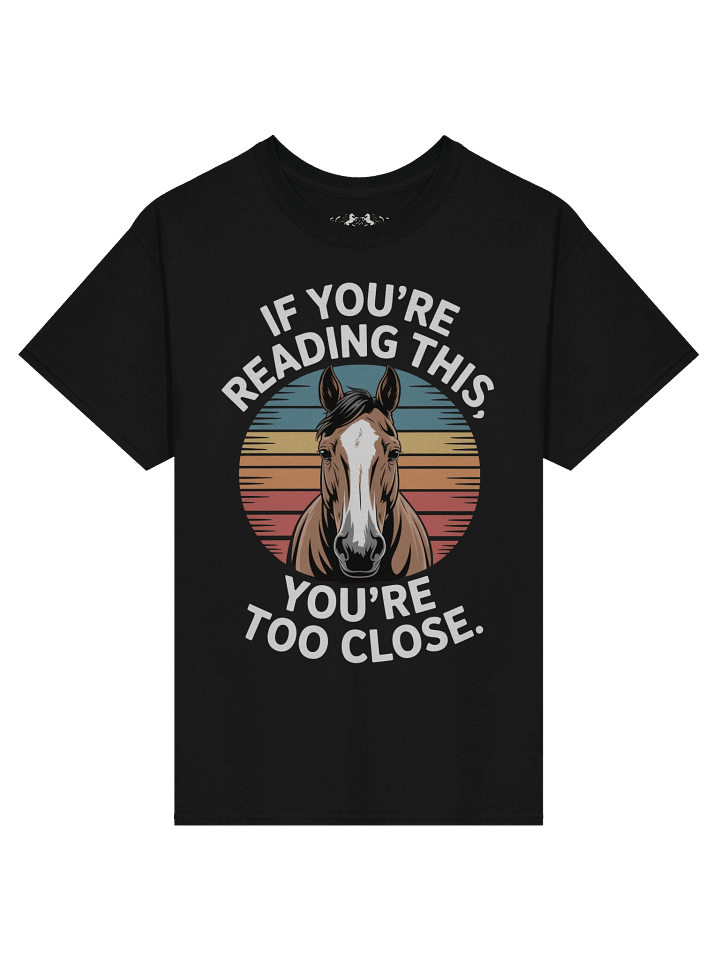Personal Space Warning Horse Tee product image (1)