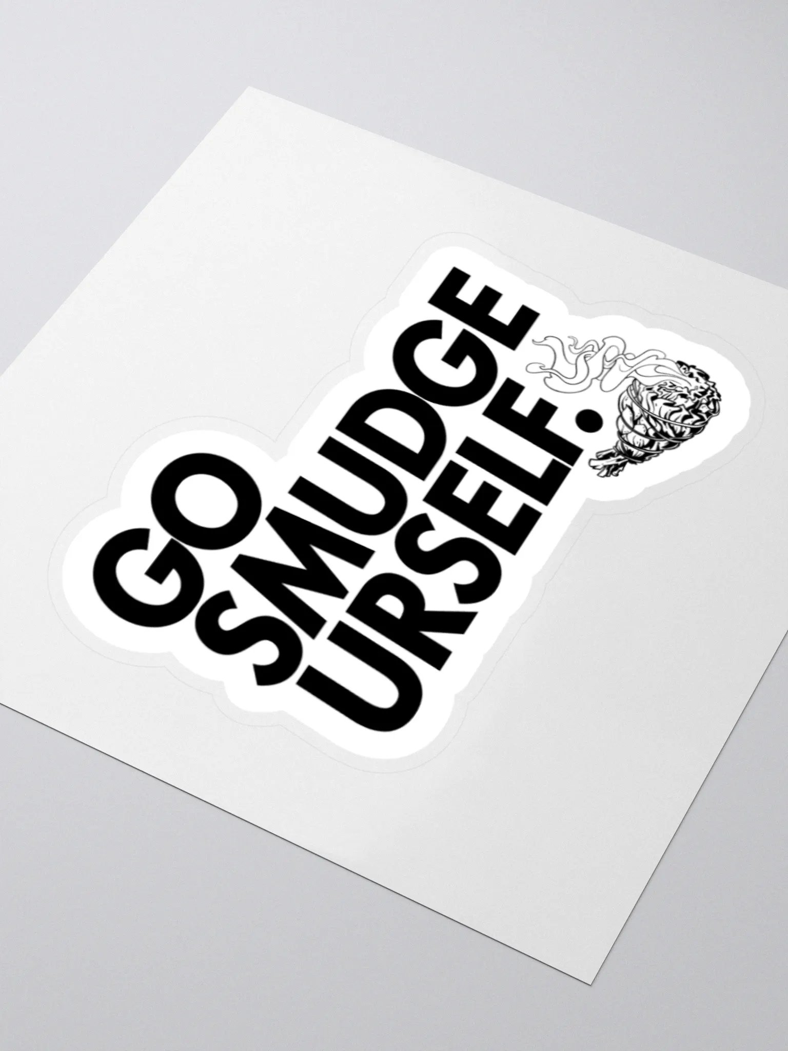 Go Smudge Urself (Stick Kiss Cut Stickers) product image (3)
