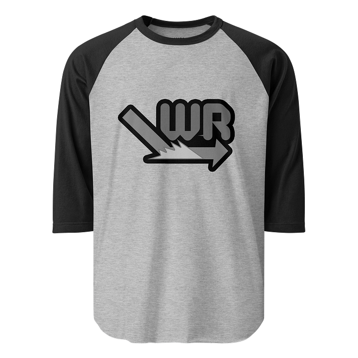 Grayscale Baseball T-Shirt product image (1)