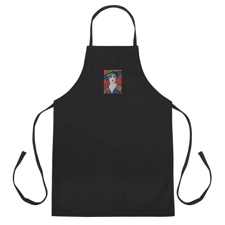 Donna with Hat Embroidered Cooking Apron product image (2)