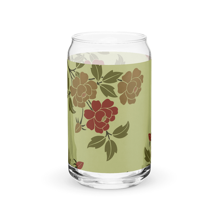 Japanese Floral. Can Glass product image (8)