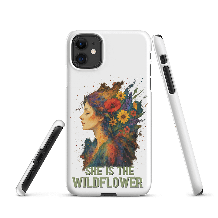 Wildflower iPhone Case – Boho Floral Naturecore Artistic Phone Cover product image (1)