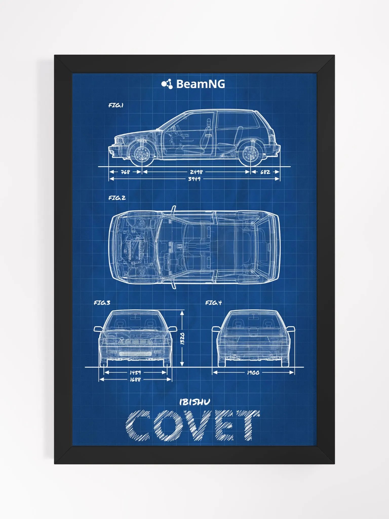 Framed Poster: Ibishu Covet Blueprint product image (1)