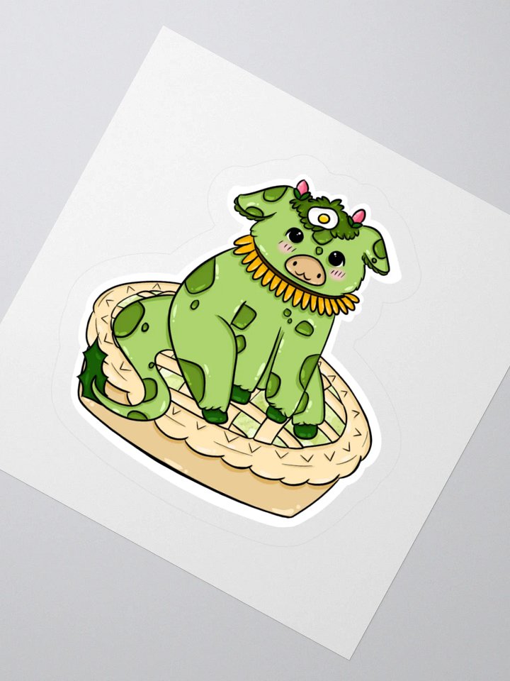 "cowseatpie" Sticker product image (2)