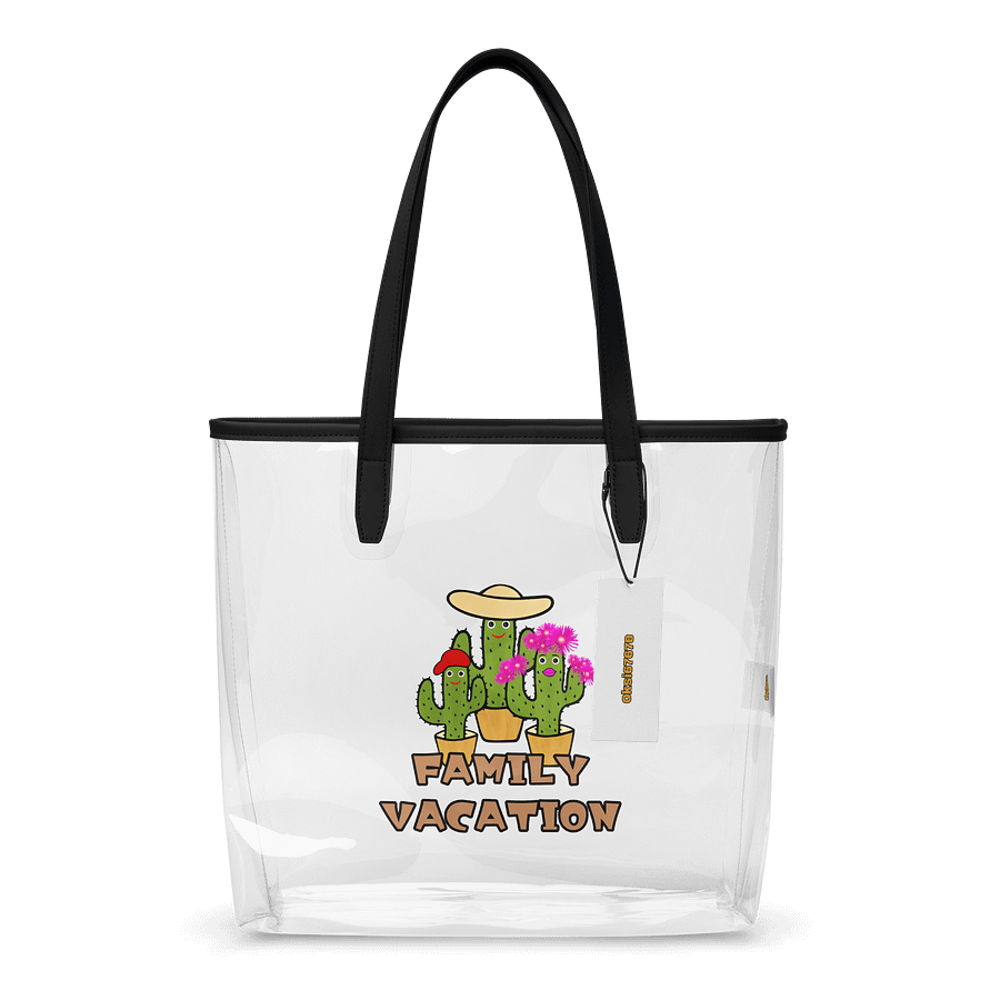 Cactus Family Clear Tote Bag product image (1)
