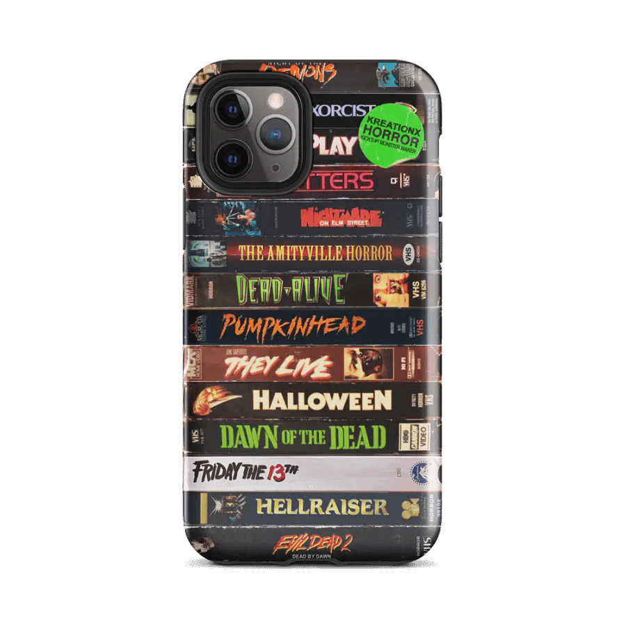 Horror VHS Stack iPhone® Tough Case product image (25)