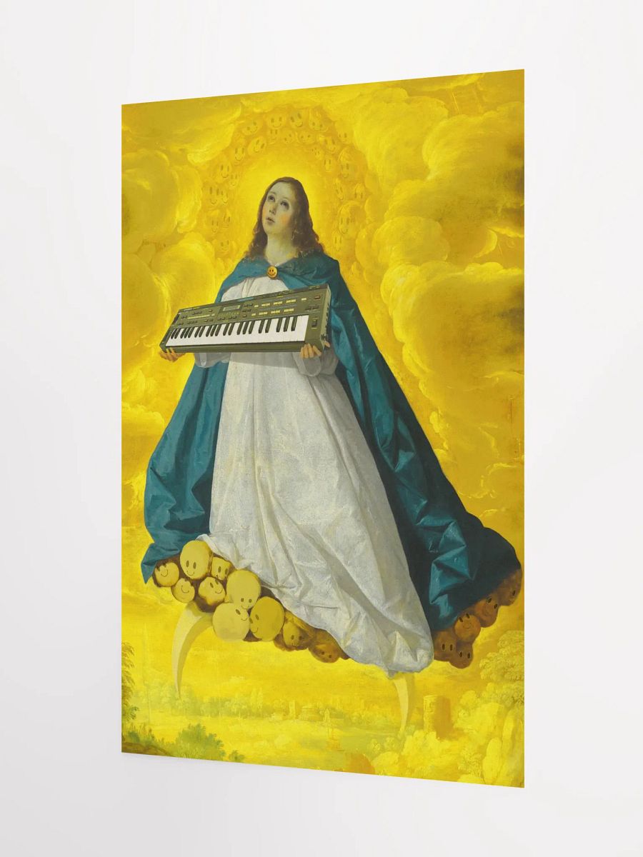 Immaculate cz-101 conception, Casio cz-101 classic synth Tribute, Techno EDM Matte Paper Poster product image (3)