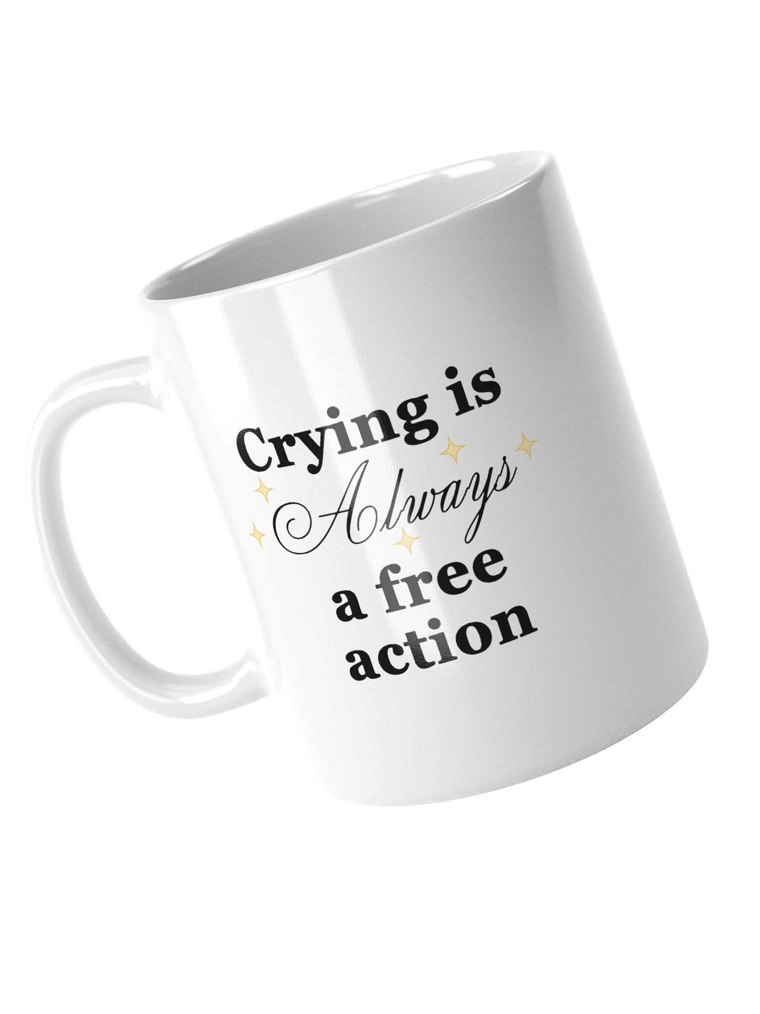 Crying Is Always a Free Action Mug product image (4)