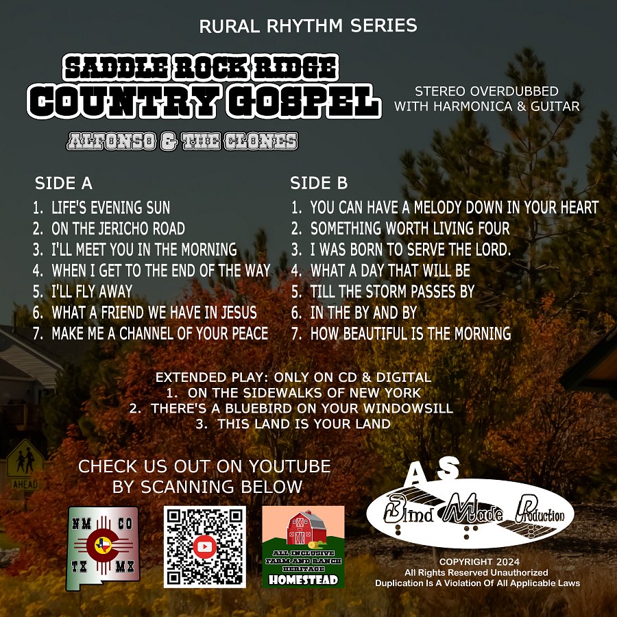 SADDLE ROCK RIDGE COUNTRY GOSPEL - CD product image (2)