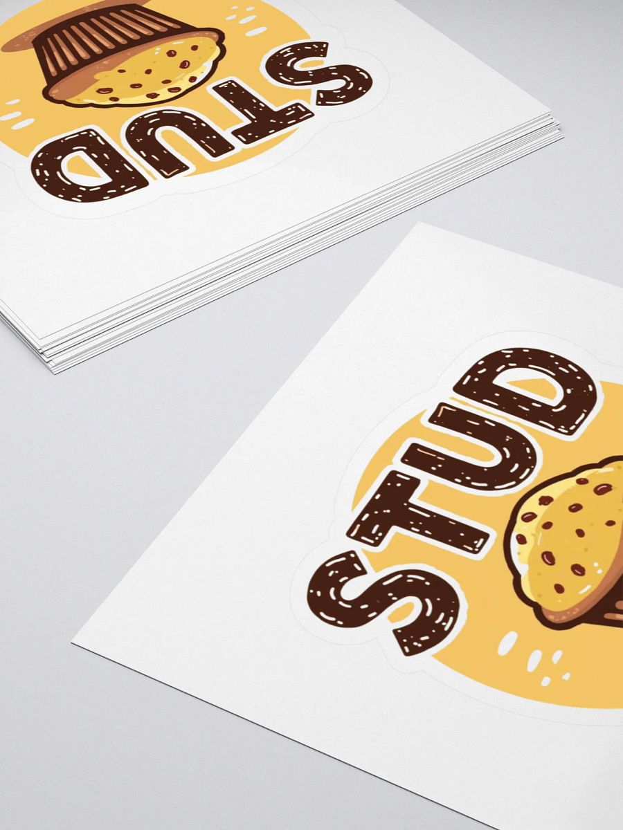 Stylish Muffin Stud Kiss Cut Stickers product image (4)