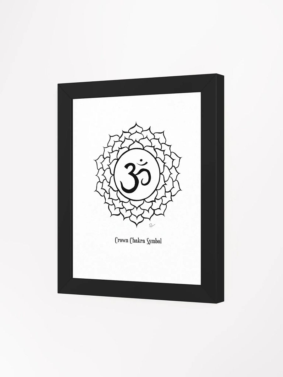 Crown Chakra Symbol Framed Art product image (3)