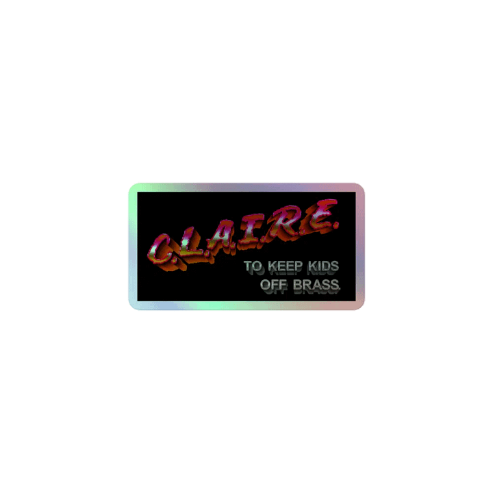 C.L.A.I.R.E. Holographic Sticker product image (1)