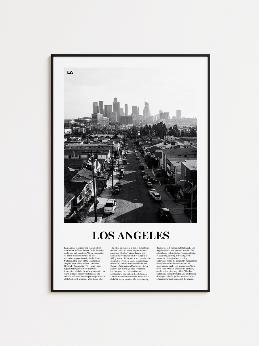 Los Angeles 02 Newspaper Poster product image (1)