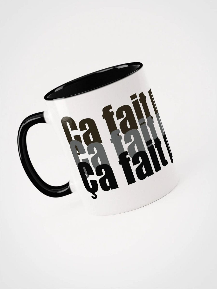 ''Ça fait plaisir'' Tasse en céramique avec couleur à l'intérieur product image (3)