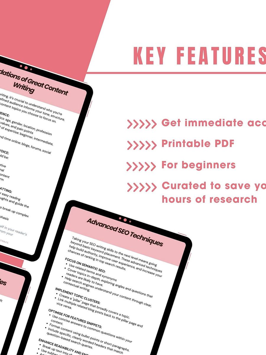 SEO Content Writing & Copywriting Guidebook product image (3)