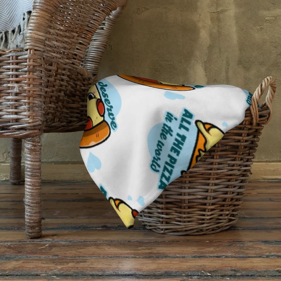 Pizza Fiesta Throw Blanket product image (8)
