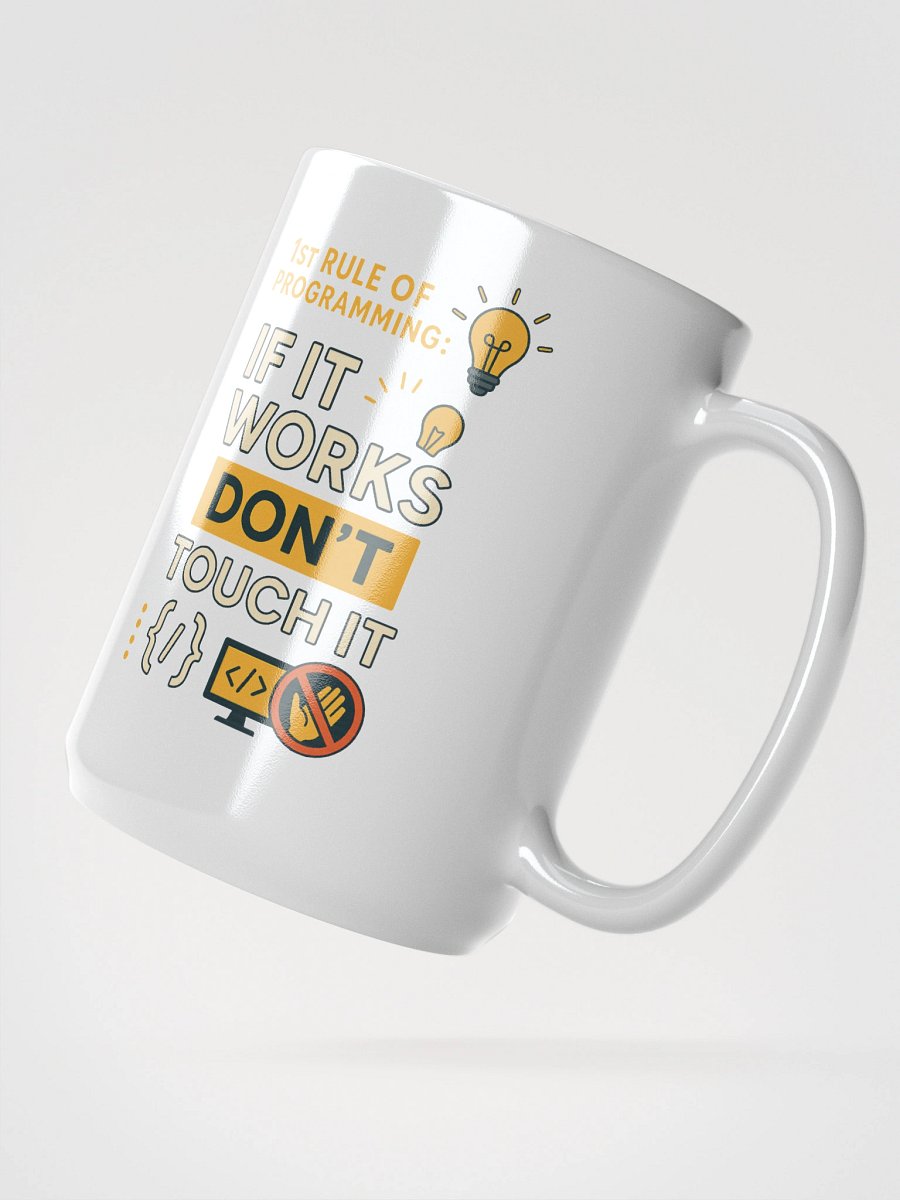 1st Rule of Programming Mug 😄 product image (2)