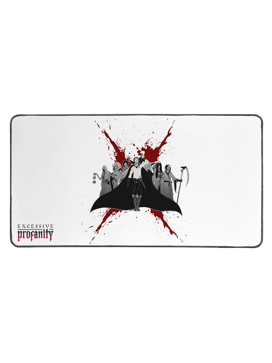3rd Anniversary Desk Mat (White): the E(x)ecutioners product image (1)
