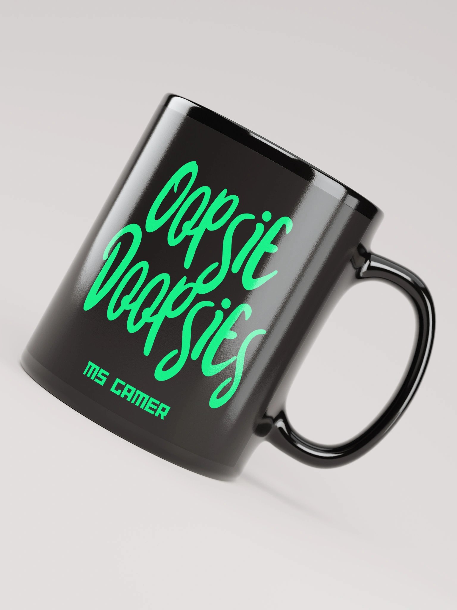Ms Gamer Oopsie Doopsie Black 11oz Mug - Black product image (4)