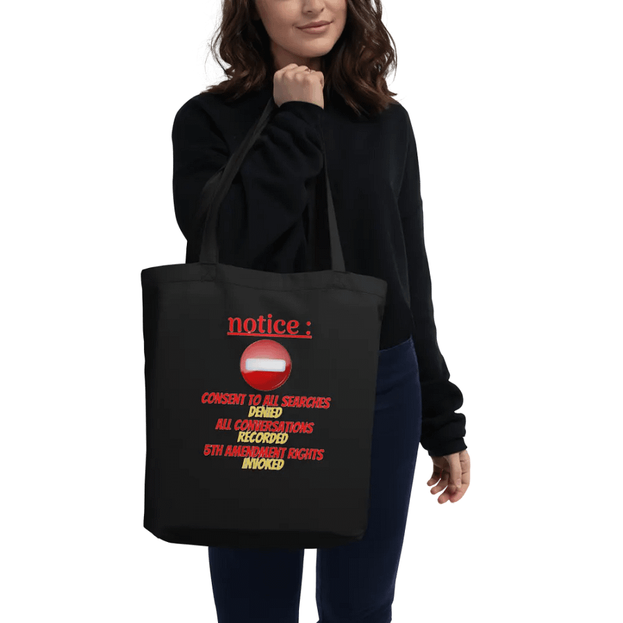 NOTICE : CONSENT TO ALL SEARCHES DENIED product image (3)