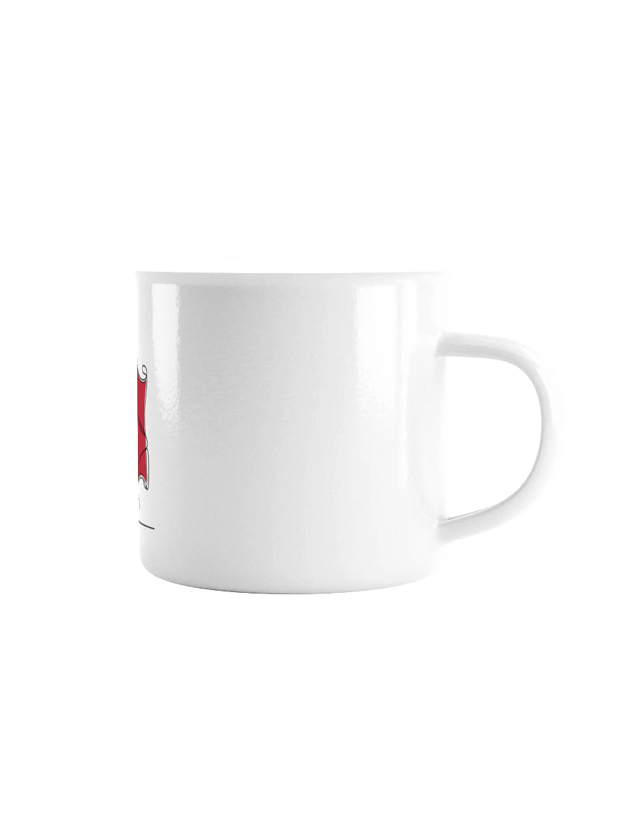 Canadian Flag Line Art Style Enamel Mug product image (1)
