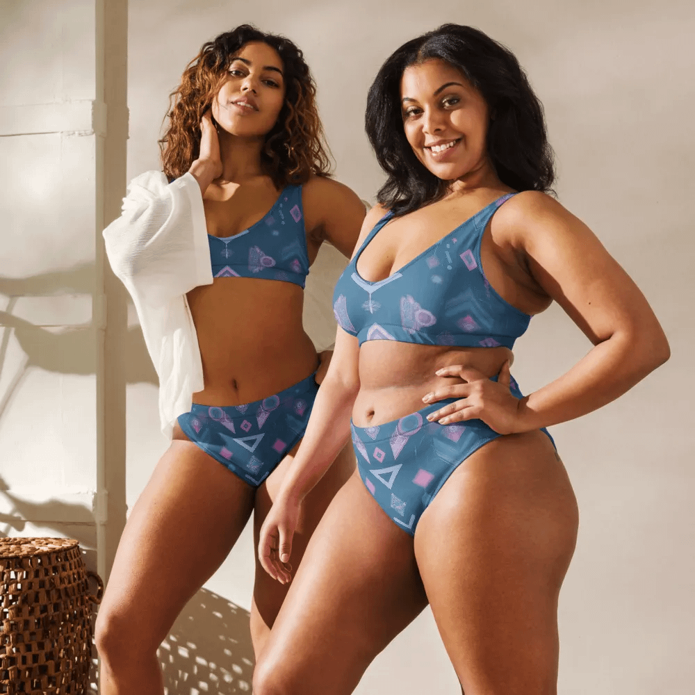 Neon Geometric Symmetry Bikini Set product image (6)