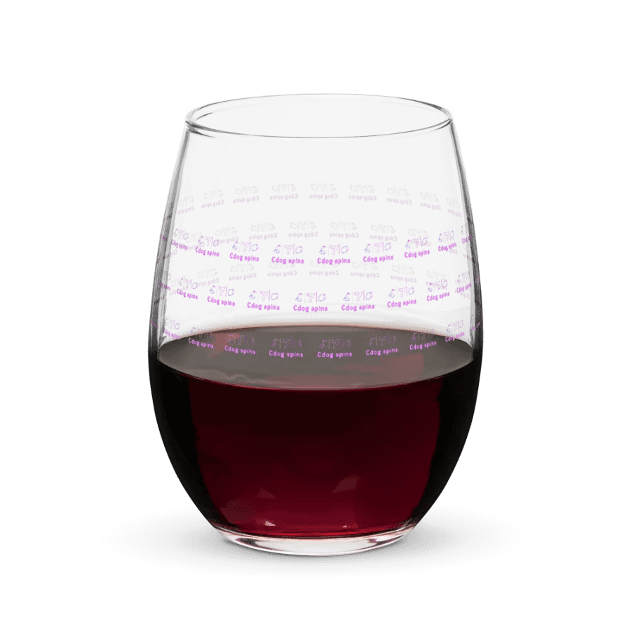 Cdog Spins Glass Tumbler product image (8)