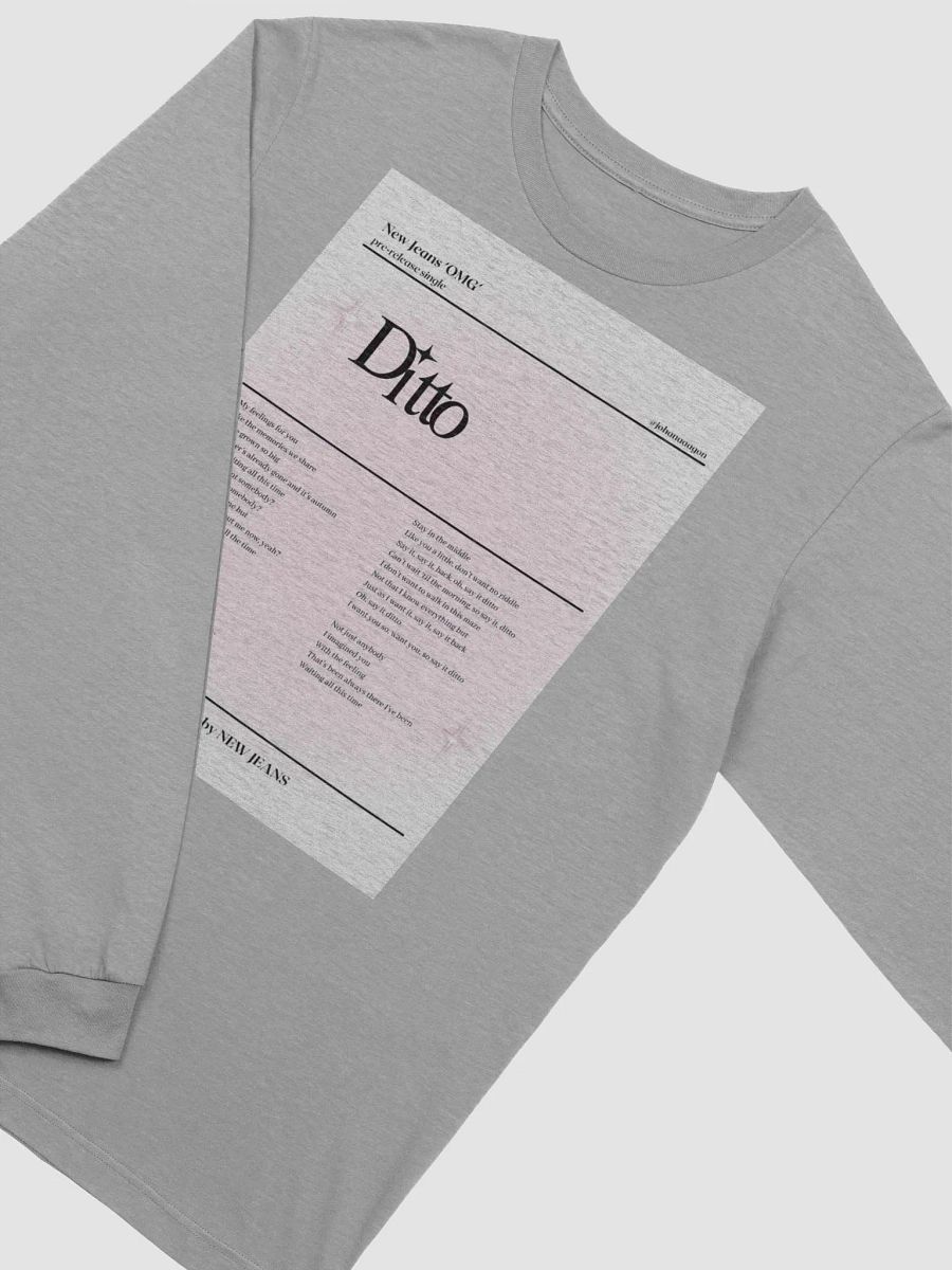 "DITTO" New Jeans Long Sleeve T-shirt product image (3)