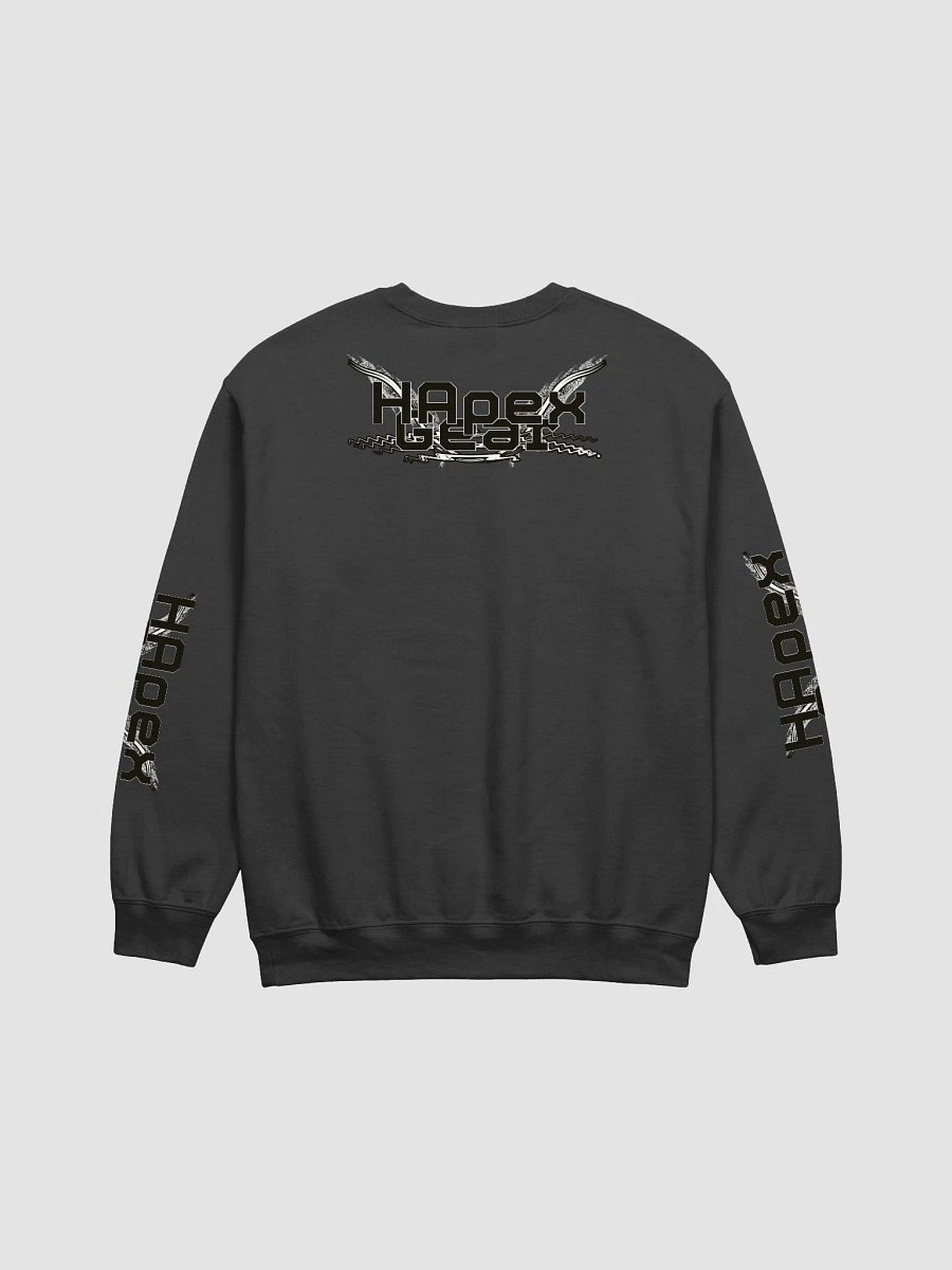 Classic Crewneck Sweatshirt - Black HApex Gear White Logo product image (10)