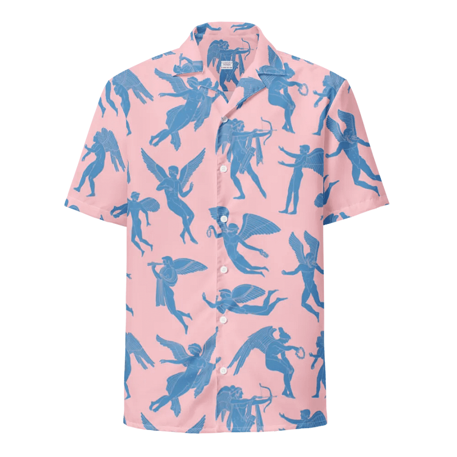Erotes - unisex loose shirt in rose and blue product image (1)