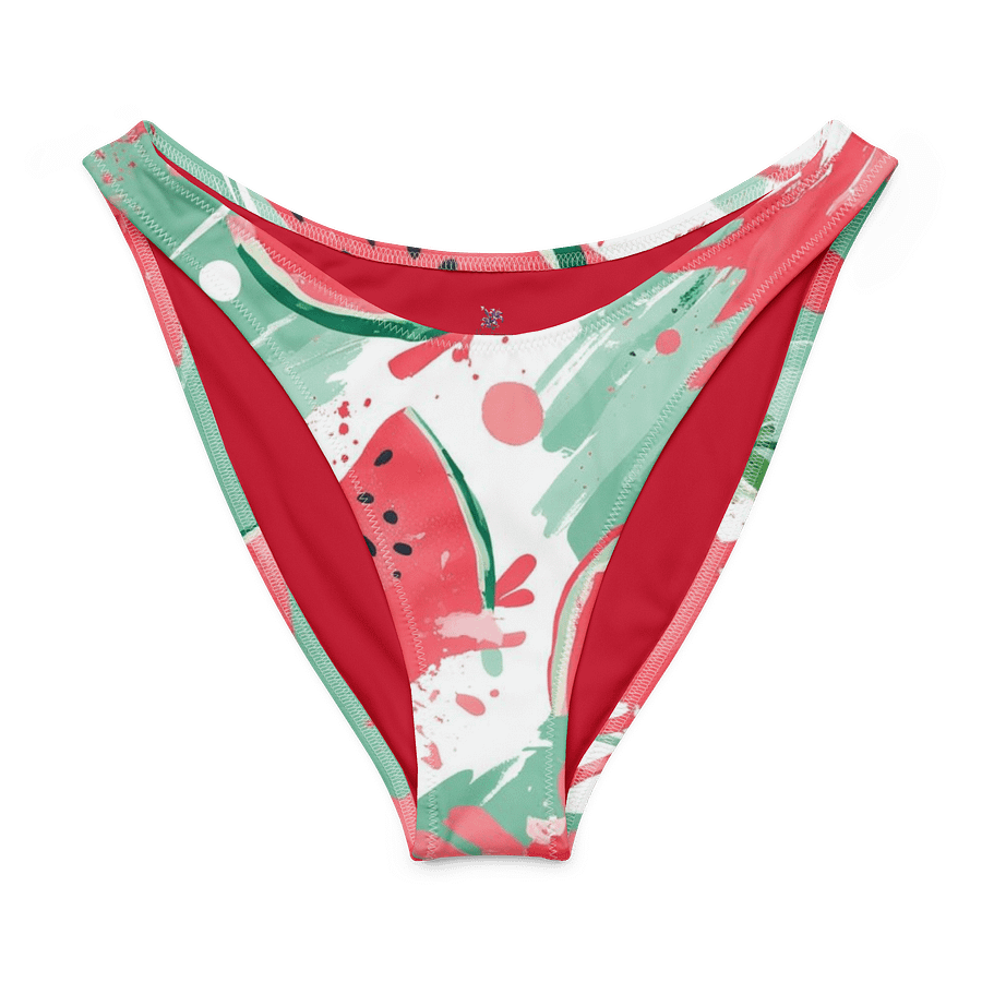 Watermelon Mint Granita Cream V-Cut Bikini Bottoms product image (8)