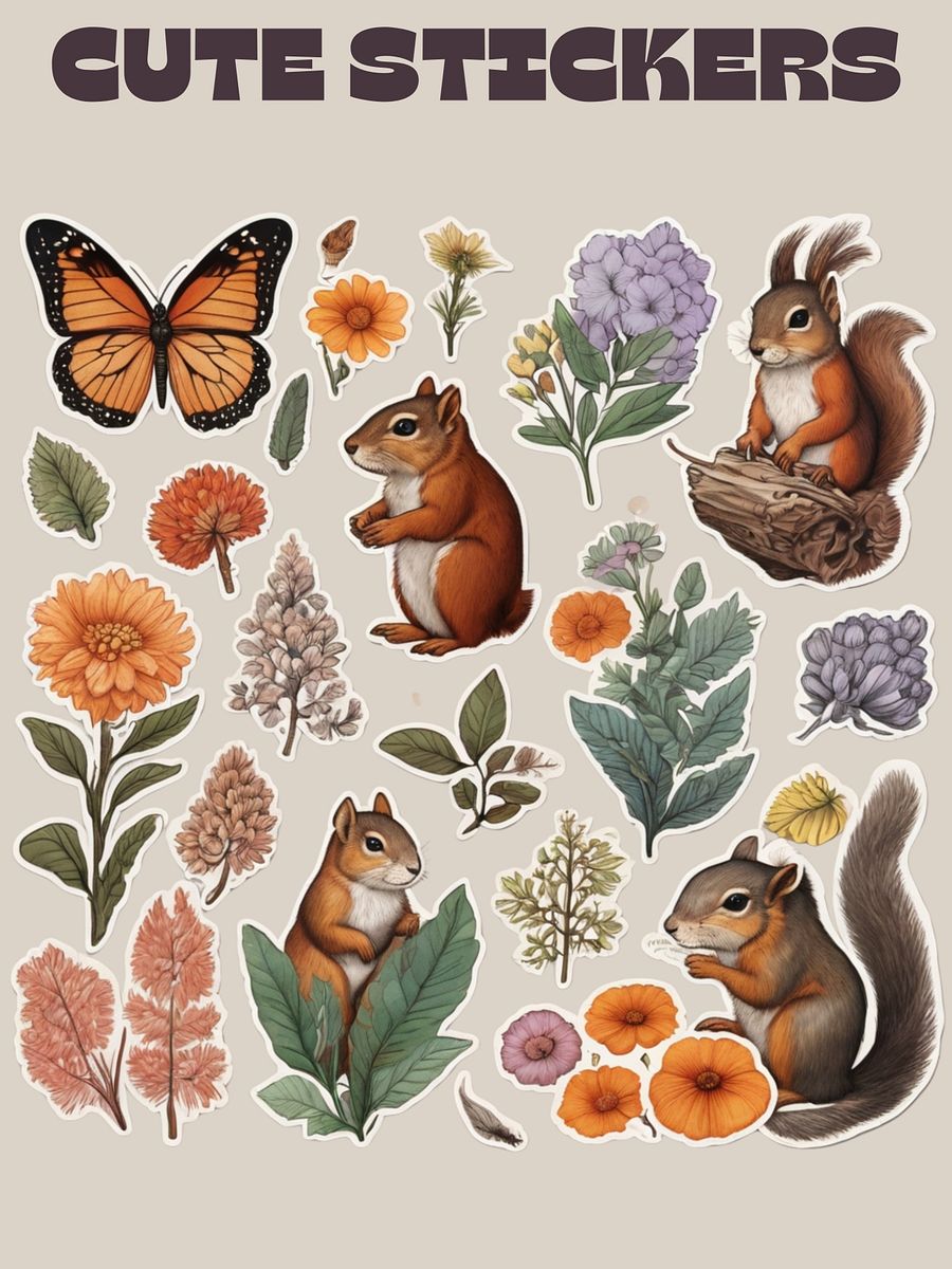 Cute Printable bundle Sticker Sheets product image (3)