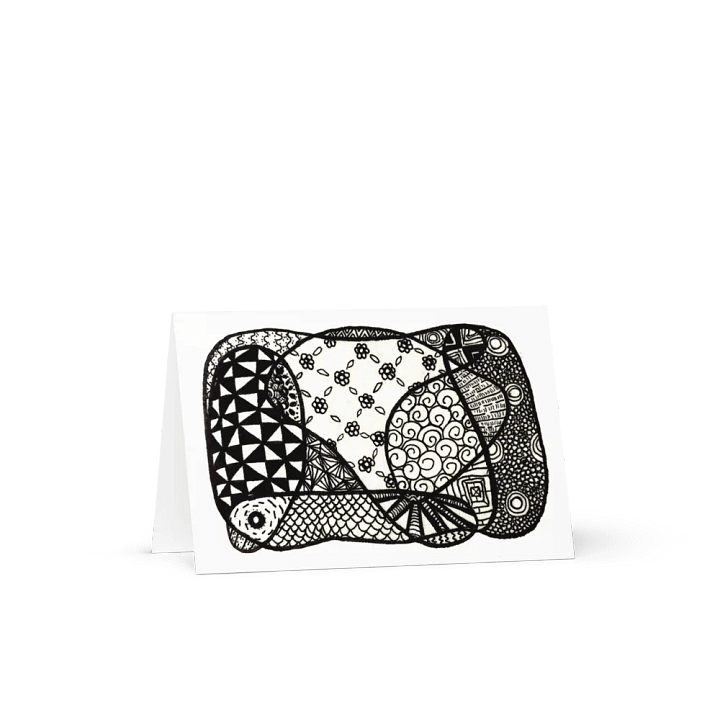 Doodle Medley Blank Greeting Card product image (1)