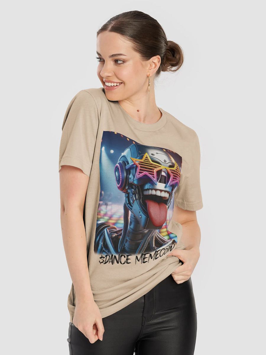 ROCKI ROBOT - DANCE MEMECOIN - PREMIUM TEE - TAN product image (3)