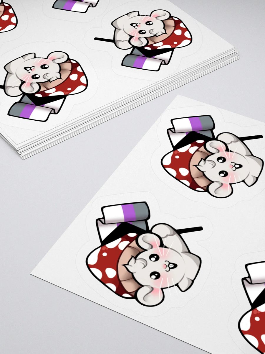 Demisexual Pride Flag Stickers product image (4)