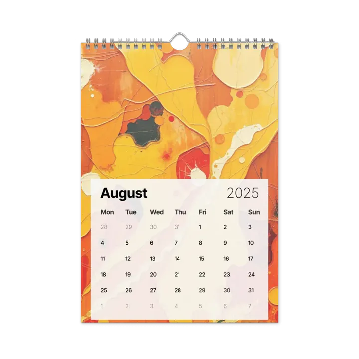ART ABSTRACT WALL CALENDAR 2025 product image (2)