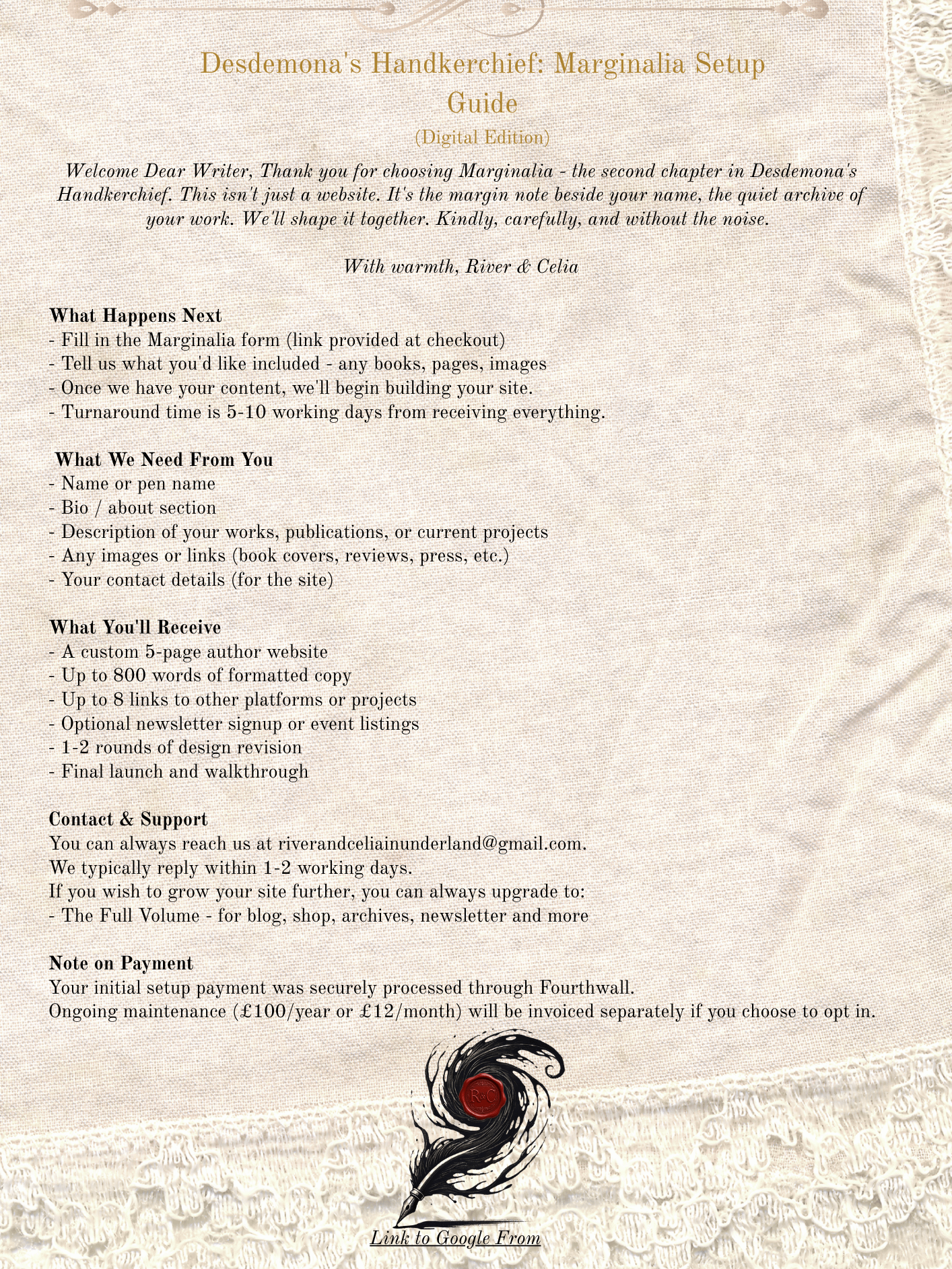 Desdemona’s Handkerchief: Marginalia product image (2)