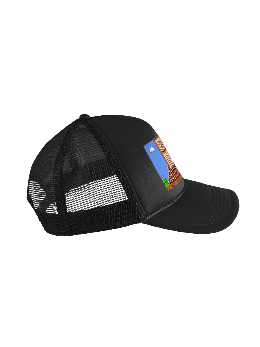 Pixelated Paradise Foam Trucker Hat product image (5)