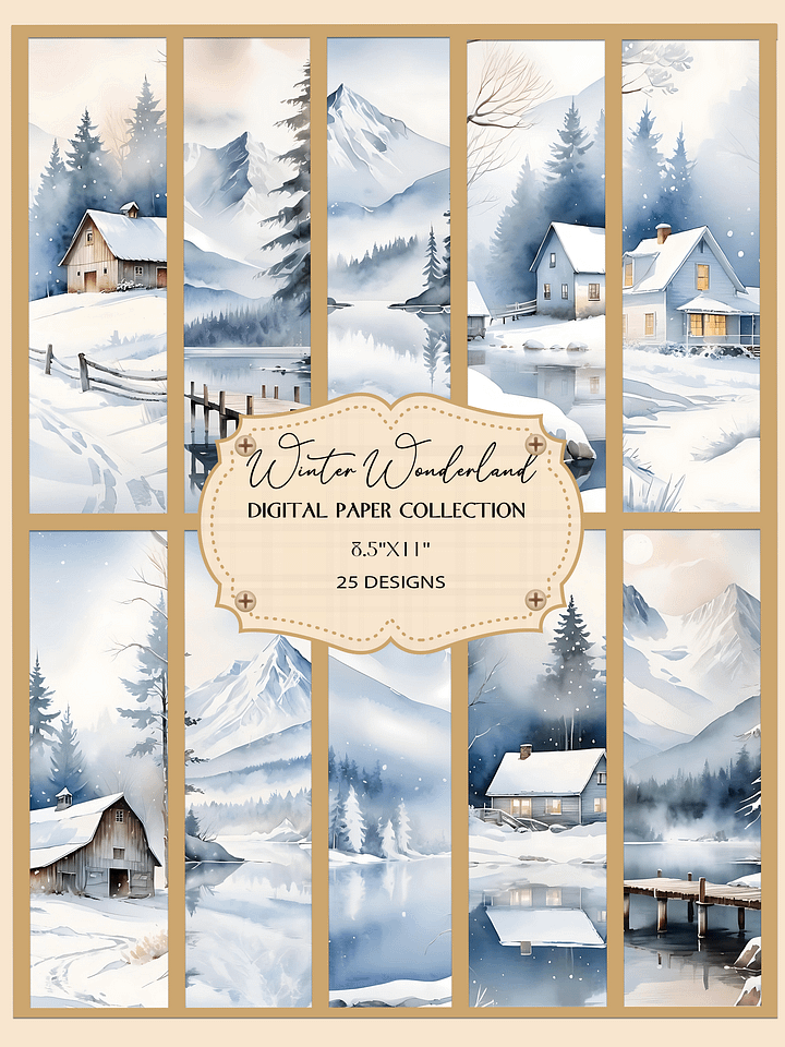 Winter Wonderland Digital Art Collection product image (1)
