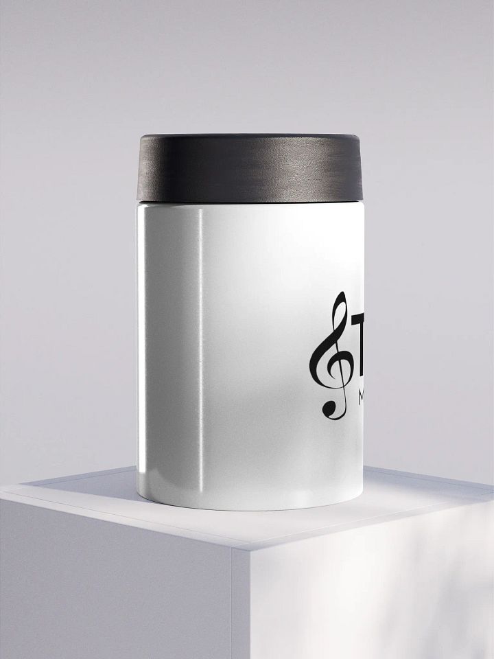 TDS Music White Stainless Steel Koozie product image (1)