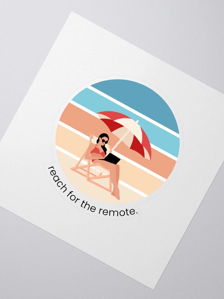Reach for the Remote. Sticker Set product image (8)