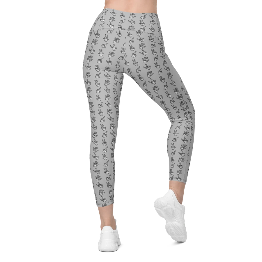 Bone Zone grey pattern pocket leggings product image (2)