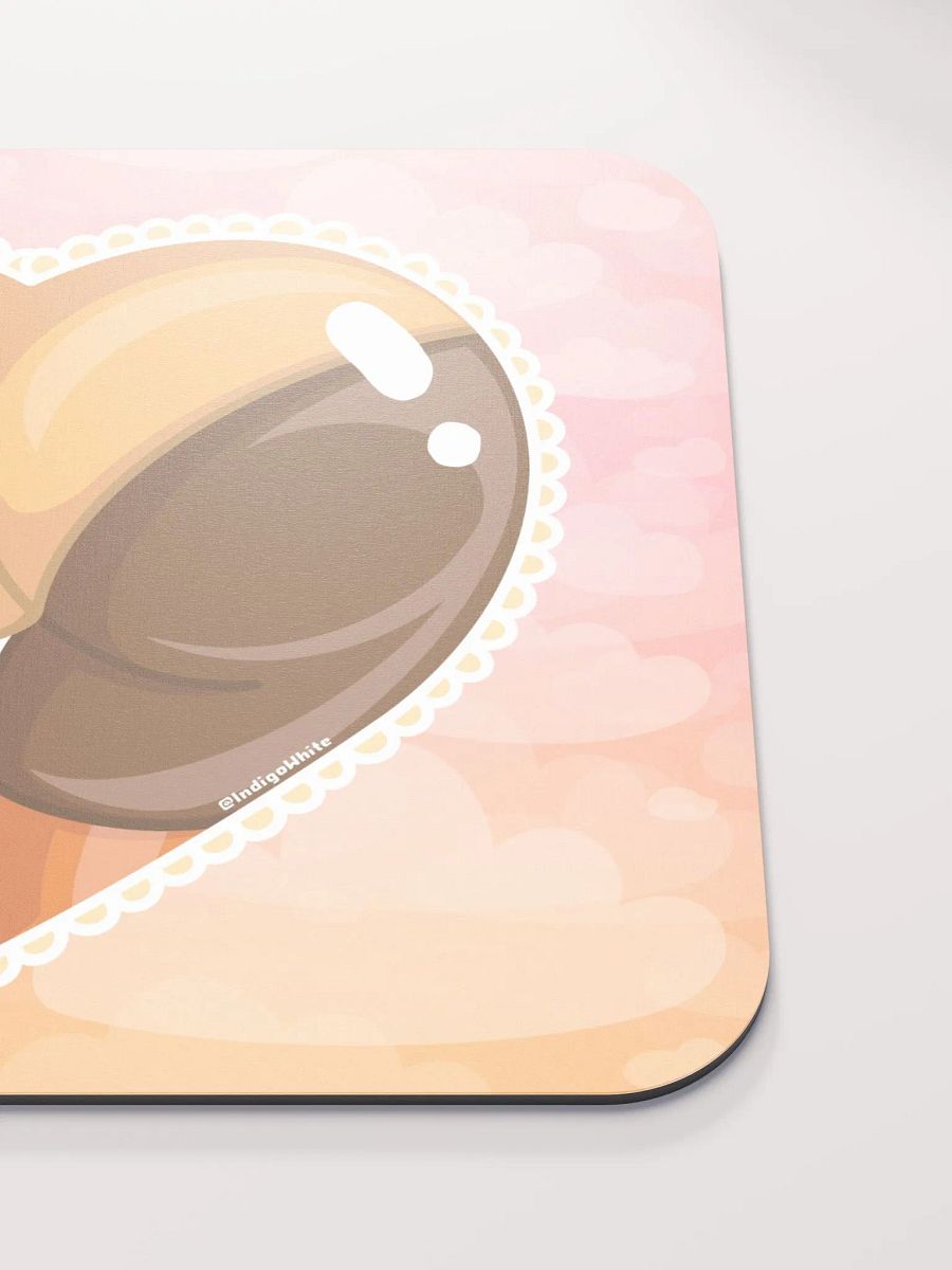 Orange Heart Booty Mousepad product image (5)