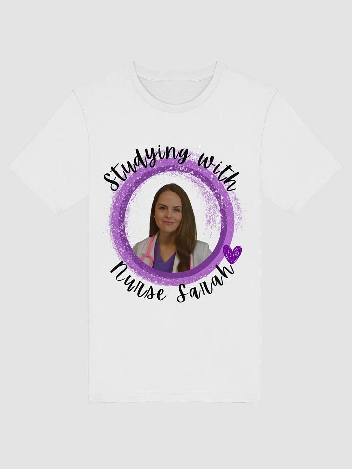 Study with Nurse Sarah – Unisex Supersoft Nursing Student T-Shirt product image (1)