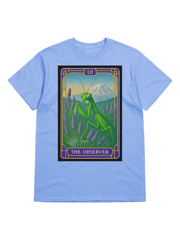 The Observer Praying Mantis Tarot Card Tee product image (1)
