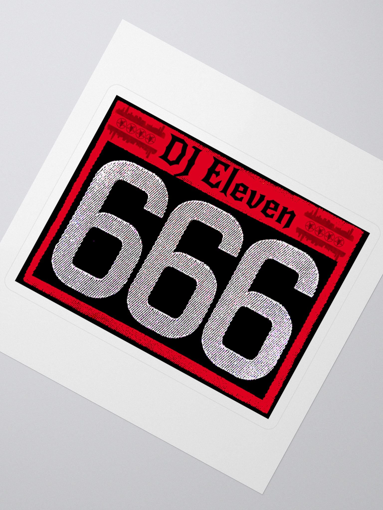 Eleven 666 sticker product image (2)