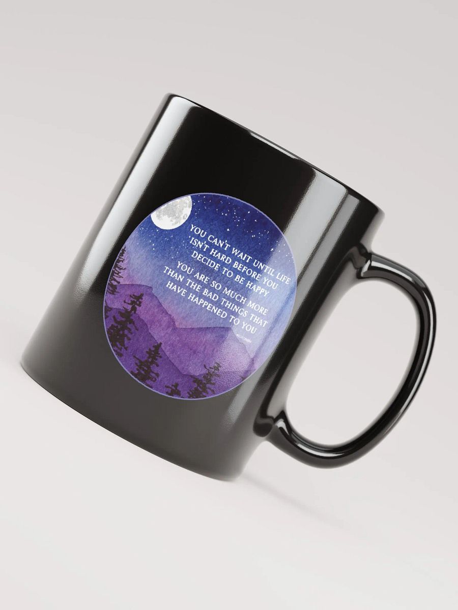 Inspirational Happy Life Quote Ceramic Mug Coffee Cup product image (4)