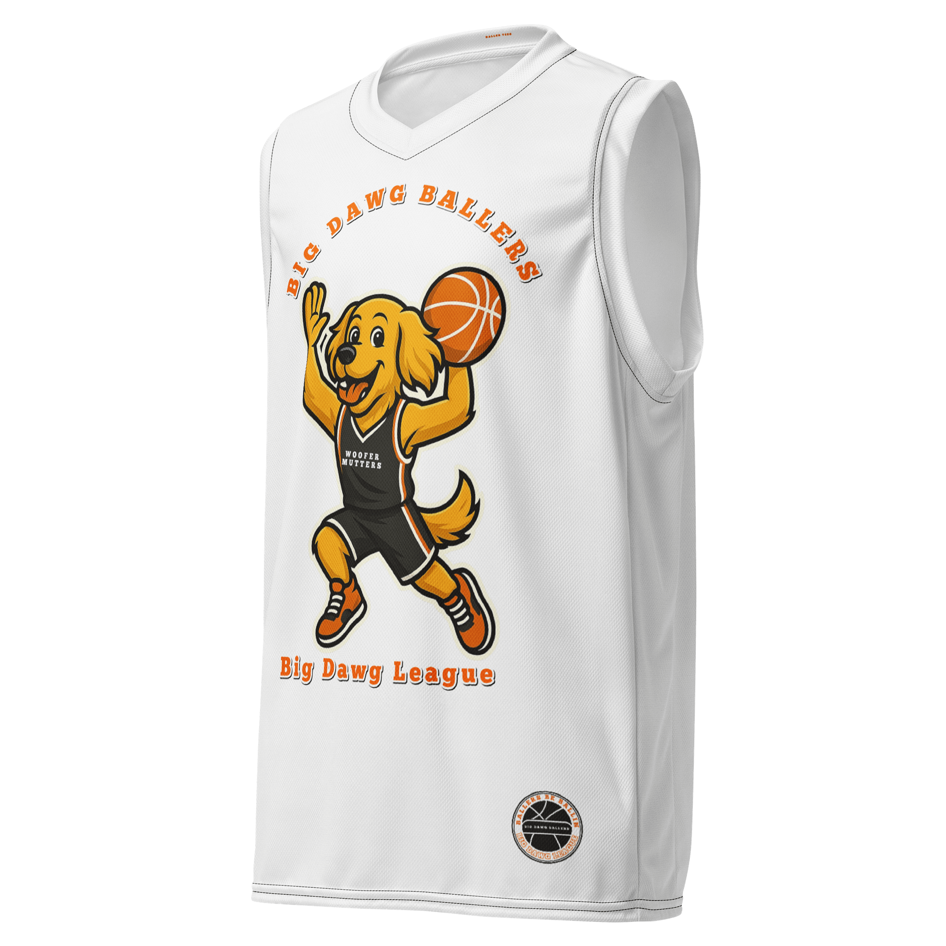 Basketball Jersey Golden-Retriever WooferMutter product image (1)