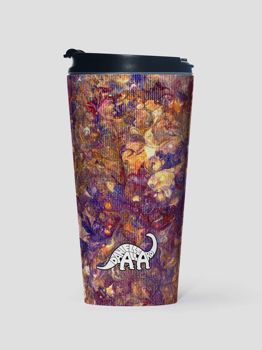 Victorian Flowers Fluid Acrylic Travel Mug product image (1)