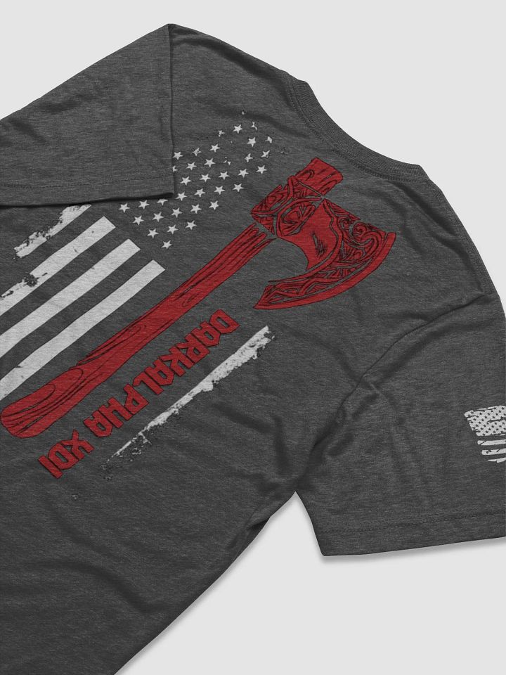 DarkAlpha American Flag Logo, Light Weight Fitted product image (1)